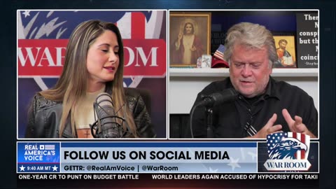 Morning show shoutout by Steve Bannon on WarRoom about MODERN DAY HOLY WAR video /Lady Nogrady