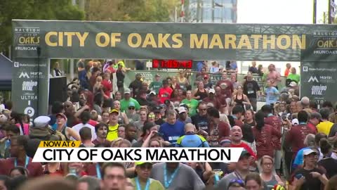 16th Annual Oak City Marathon kicks off in Downtown Raleigh