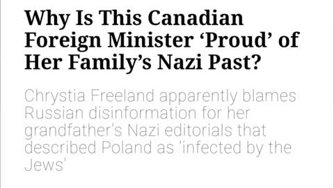 Chrystia Freeland Explained.