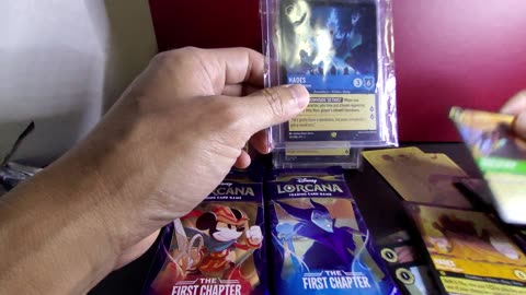 TwoPackTuesday-Disney Lorcana Break -6 packs from a Pedestrian view-nice hits