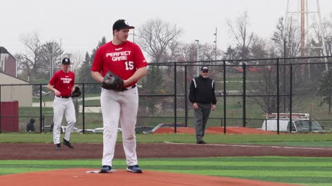 Connor Yawn (2021) pitching PG spring league 4-24-21