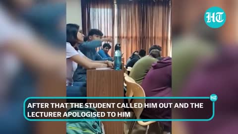 Viral: Muslim student tears into Manipal Univ teacher for calling him terrorist; ‘Not funny’
