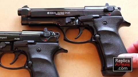 EKOL Firat and Jackal 9mm P.A.K. Blank Gun Comparison
