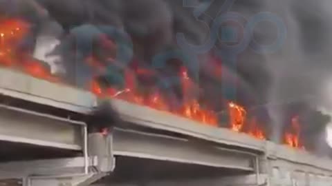 Moment Oil Tanker Catches Fire On Ludhiana Flyover