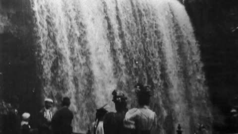 Falls Of Minnehaha (1897 Original Black & White Film)
