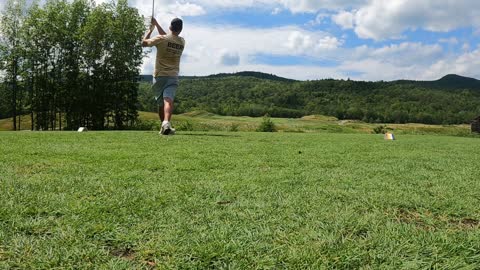 CRUSHING GOLF BALLS AND BEERS