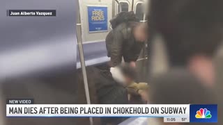 Shocking video shows subway passenger putting a man in a fatal chokehold