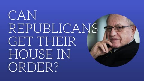 Can Republicans get their house in order?