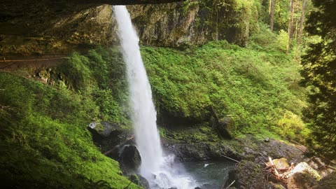 SILENT PERSPECTIVES of North Waterfall! | Trail of Ten Falls | Silver Falls State Park | Oregon | 4K