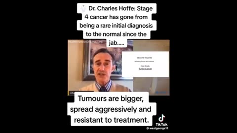 The Jab and cancer/tumours + Dr McCullough on treatment supression.
