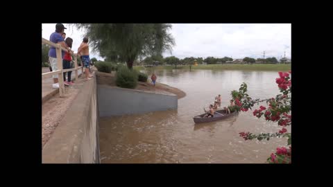 Canoeing the Flooded Park