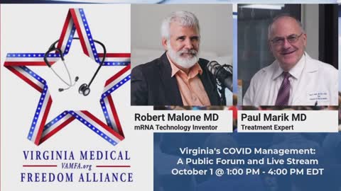 Virginia Medical Freedom Alliance Oct 1 2022 live stream
