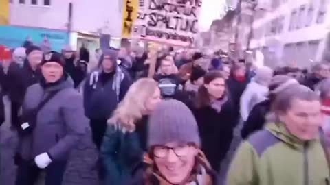 Cologne is protesting against COVID rules