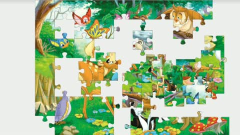 Bambi and his friends. Solve the puzzle online
