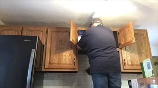 Removing old Kitchen Cabinets