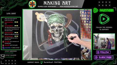 Live Painting - Making Art 2-15-24 - Painting and Art on Rumble