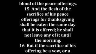 Leviticus 7 King James version