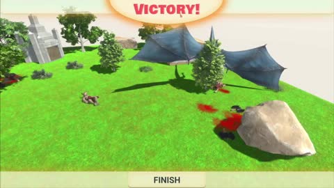 DRAGON VS FANTASY BATTLE - Animal Revolt Battle Simulator