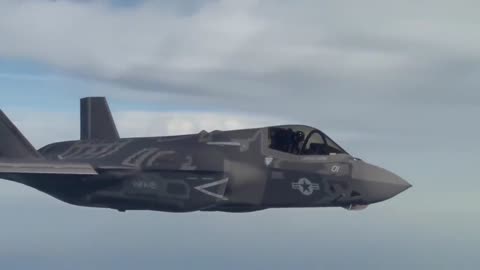 F-35B in action