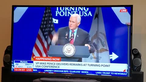 VP Mike Pence delivers remarks at Turning Point USA conference-2