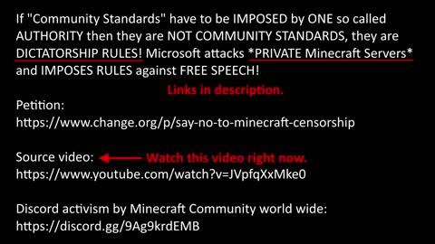 #SaveMinecraft