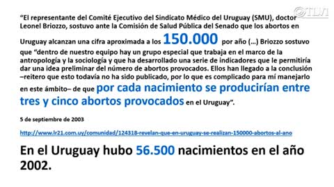 Especial TLV1 N°31 Informe sobre estadísticas del Aborto en Uruguay 1080p 30fps H264 128kbit AAC