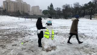 Imágenes de Jerusalén tras la nevada