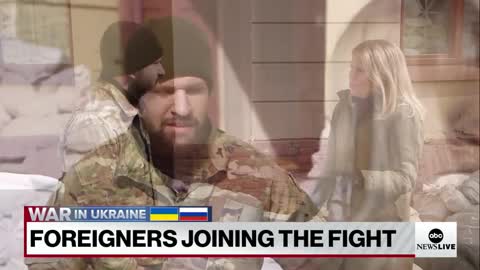 Foreigners joining Ukraine's military to combat Russian invasion