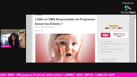 OMS & ONU sont derrières le programme de la sexualisation des enfants ! WTF?