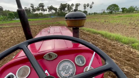 Driving Tractor | Massey Ferguson | MF | Farming