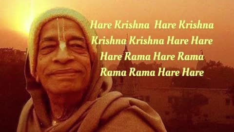 Srila Prabhupada Chanting Hare Krishna(16 rounds)