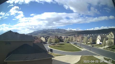 Eagle mountain, Utah Spring - time lapse one week