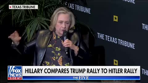 Hillary Clinton Claims Trump Rallies Are Like Hitler Rallies: 'Ranting And Raving'
