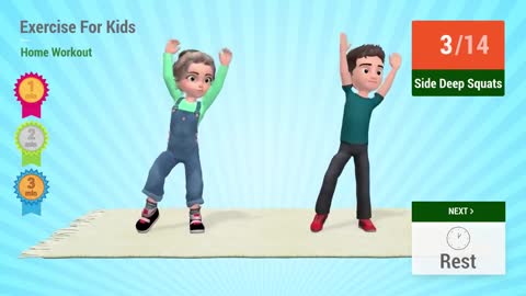 Kids' Exercises at Home