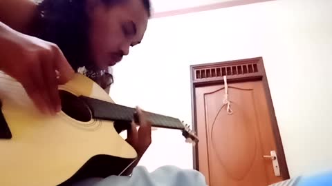 Amazing Song Cover Playing with guitar Kapok