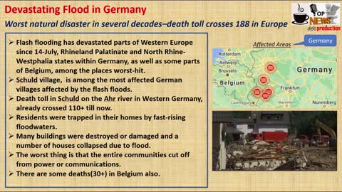 Devastating Flood in Germany - worst in several decades