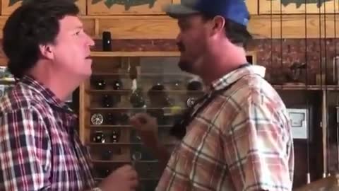 Raging Lib Confronts Tucker at Sporting Goods Store - Gets Absolutely OWNED