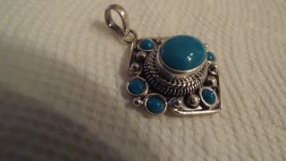 Sleeping Beauty Turquoise Pendant From My Personal Collection