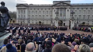 Changing of the Guards - Guards and Band Leaving