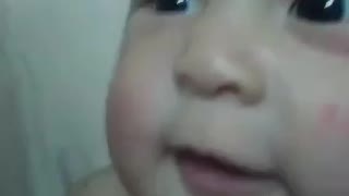 Newborn Baby Shows Off His Smile