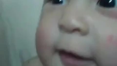 Newborn Baby Shows Off His Smile
