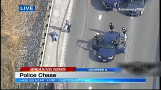 Reckless Van Spins Out & Nearly Rolls During High Speed Police Pursuit