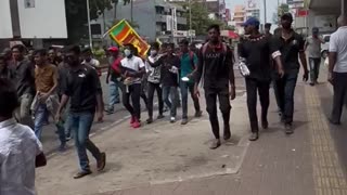 Sri Lankan protest