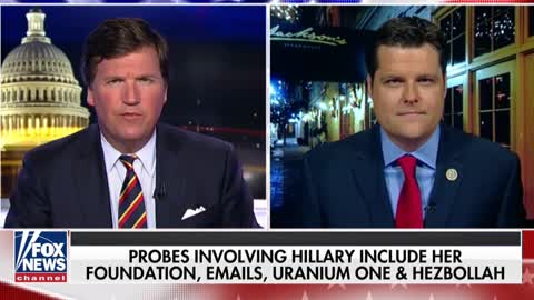 Gaetz: Coming Soon ‘We’ll Be Sending an ‘I’m With Her’ T-shirt to Hillary Clinton’s Cellmate’