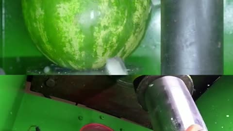 How to NOT Handle Ball Bearings😱🍉👀 #hydraulicpress #safety #funny #satisfying