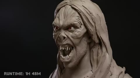 Sculpting Morbius While Watching 'Morbius' - Speed Sculpting Challenge