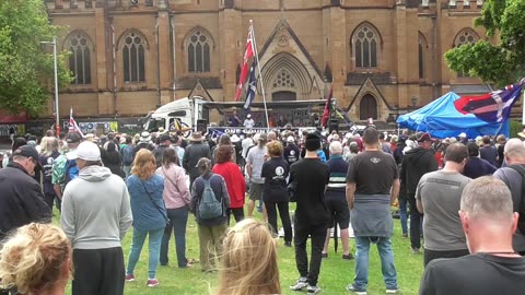 Rally at Hyde Park. Saturday 4th November, 2023.