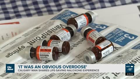 Calgary man shares life-saving experience administering naloxone