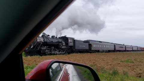 Chasing Steam Train #90 on our Way to Red Caboose Motel