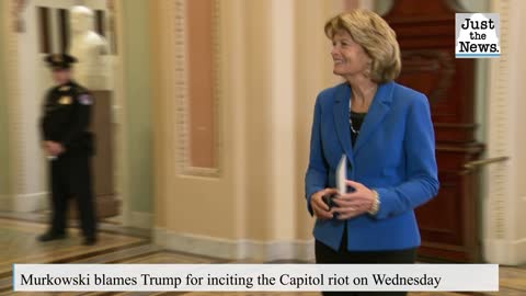 Murkowski becomes first Republican senator to call on Trump to resign, report